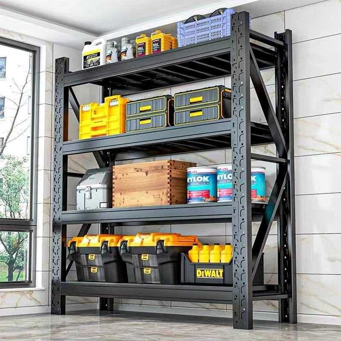 Podval uchun sozlanadigan mustahkam metall stellaj