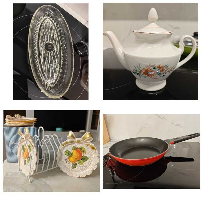 Салатница, чайник, сковородка