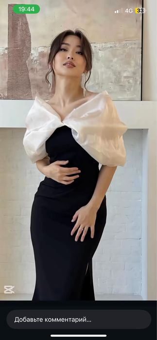 Платье черная,вечернее