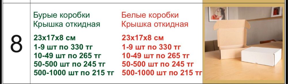 Продам коробки белого цвета