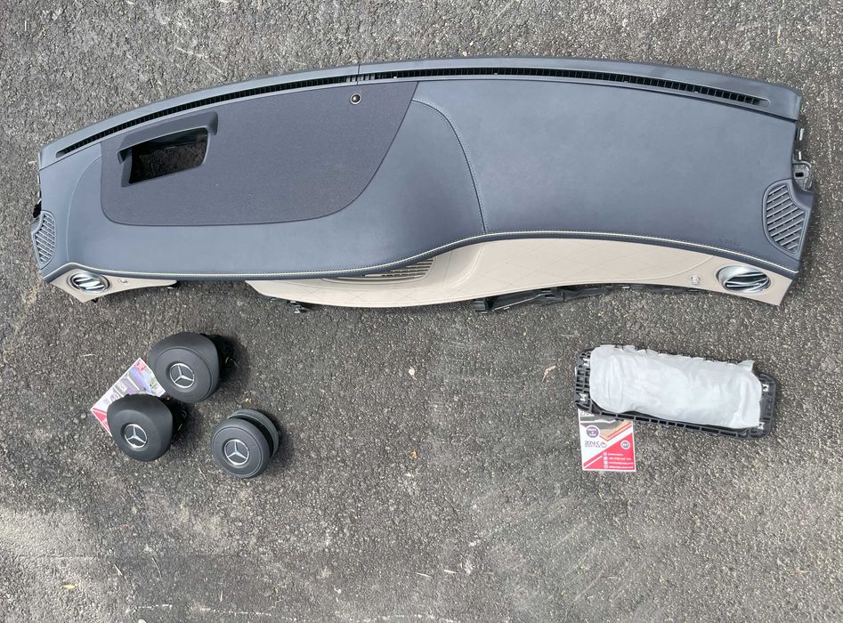 Mercedes Benz S Maybach plansa de bord HUD - kit airbag volan pasager