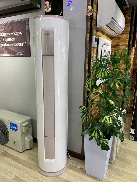 РАСПРОДАЖА  Колонный кондиционер Welkin 24 000 Btu Inverter + Доставка