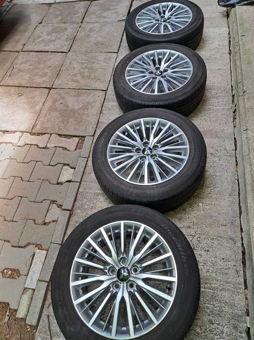 Jante aliaj 18 originale Mitsubishi Outlander + anvelope de vara