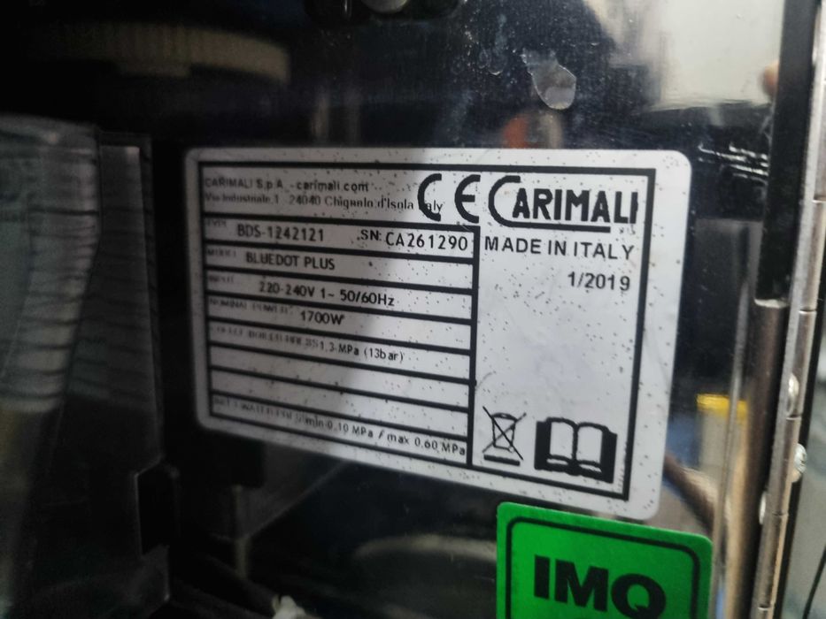 Espressor/Aparat de cafea Carimali Bluedot Plus