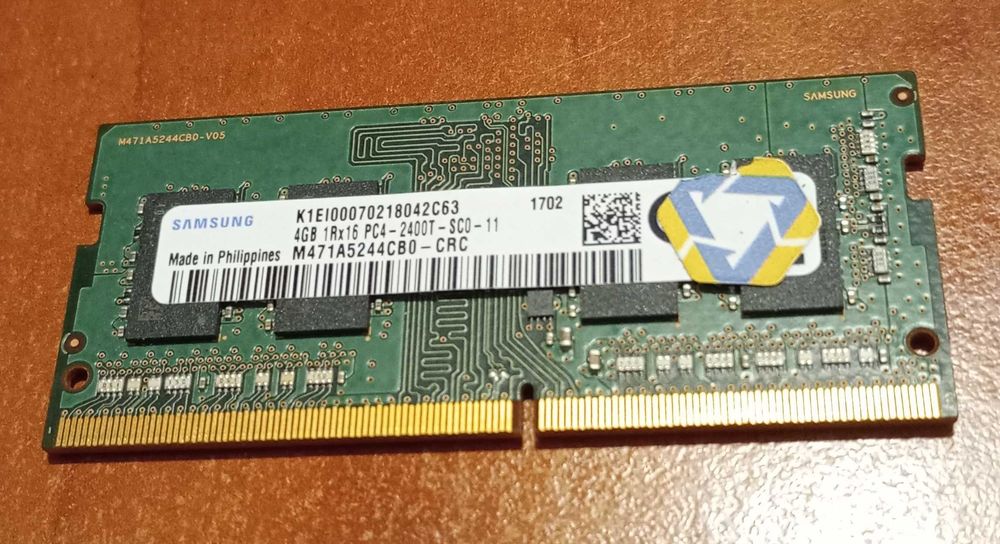 Vand Memorie Laptop SAMSUNG, 4GB DDR4, 2400MHz, 1RX16, Sodimm ddr4