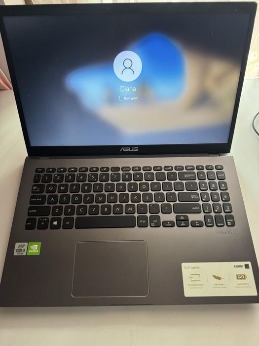 Laptop asus cu procesor intel core i3(generatia 10)