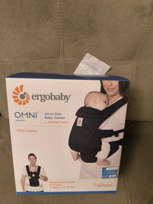 Оригинална ергораница Ergobaby Omni Dream Onyx-чисто нова