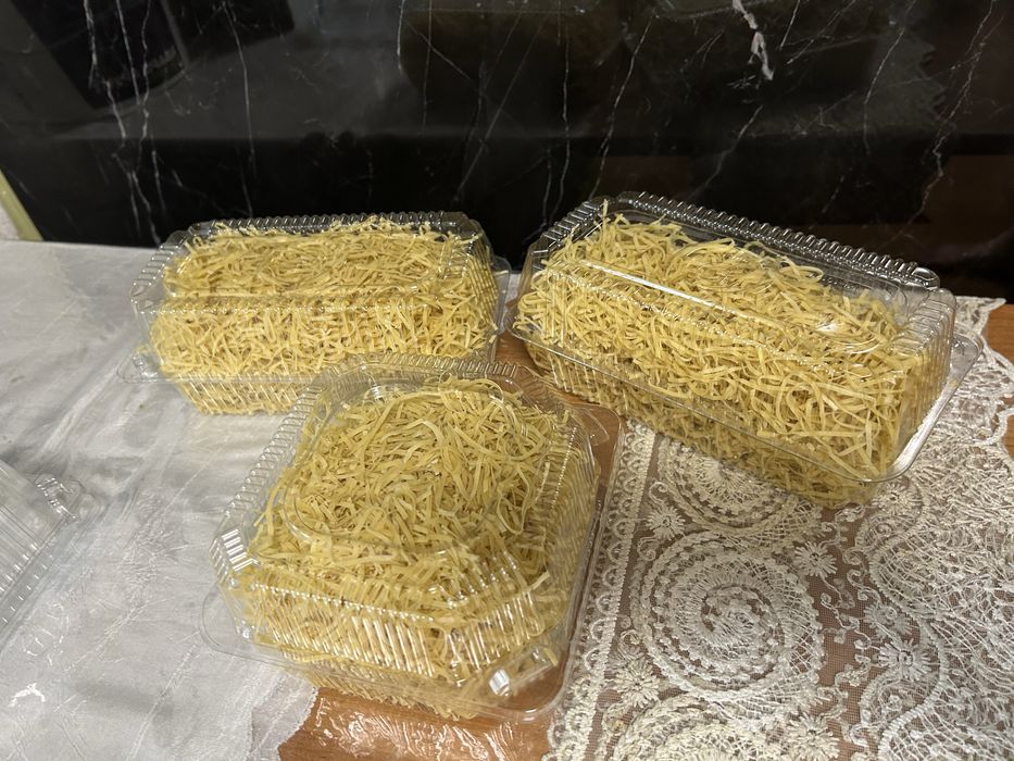 Домашняя яичная лапша.