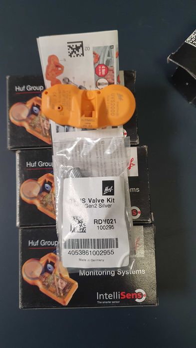 4 Броя Porsche Датчик-сензор за налягане в гумите Оранжев 433MHz