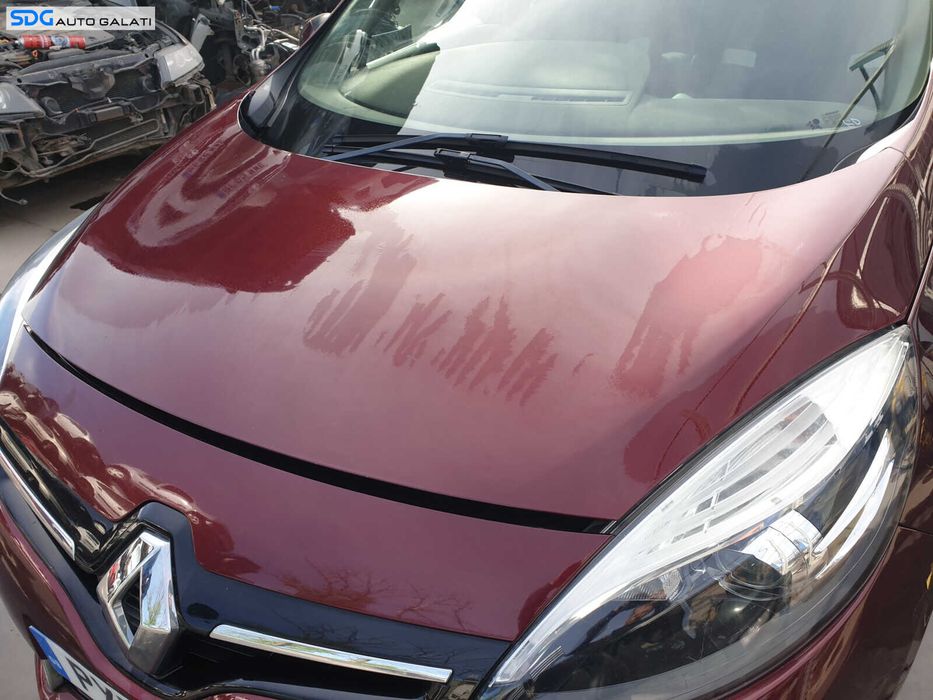 Capota Motor Renault Scenic 3 Facelift 2009 - 2016 Culoare TENNM Grenat Medium Red [K0488]
