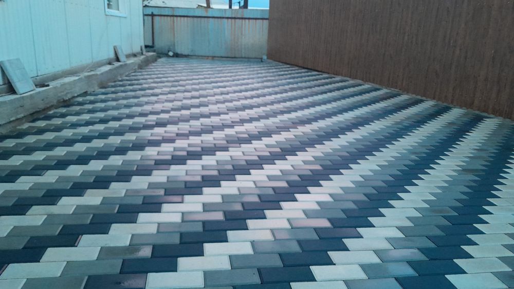 Укладка Брусчатки бардюр