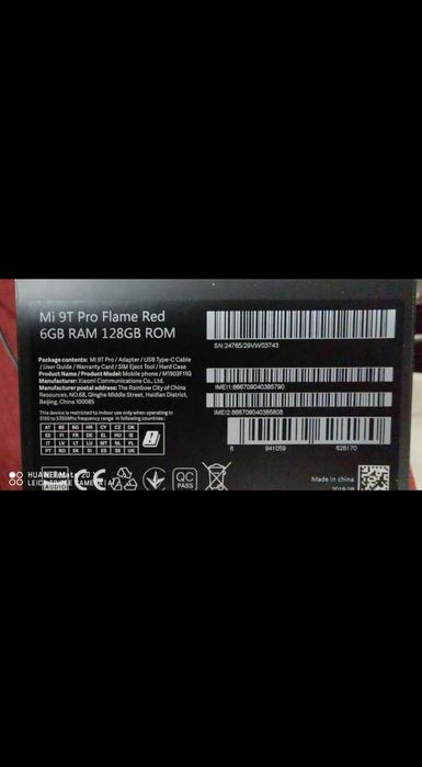 Xiaomi mi 9t pro 128gb flame red