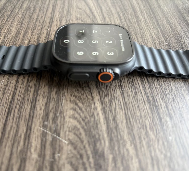 Apple Watch Ultra 2, GPS, Cellular, Carcasa Black Titanium 49mm, Black Ocean Band