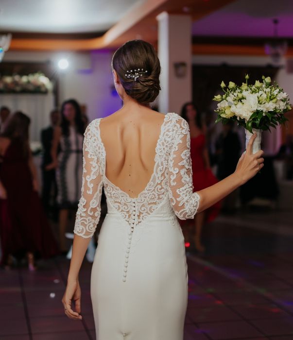 Rochie de mireasă XS-S + voal cadou