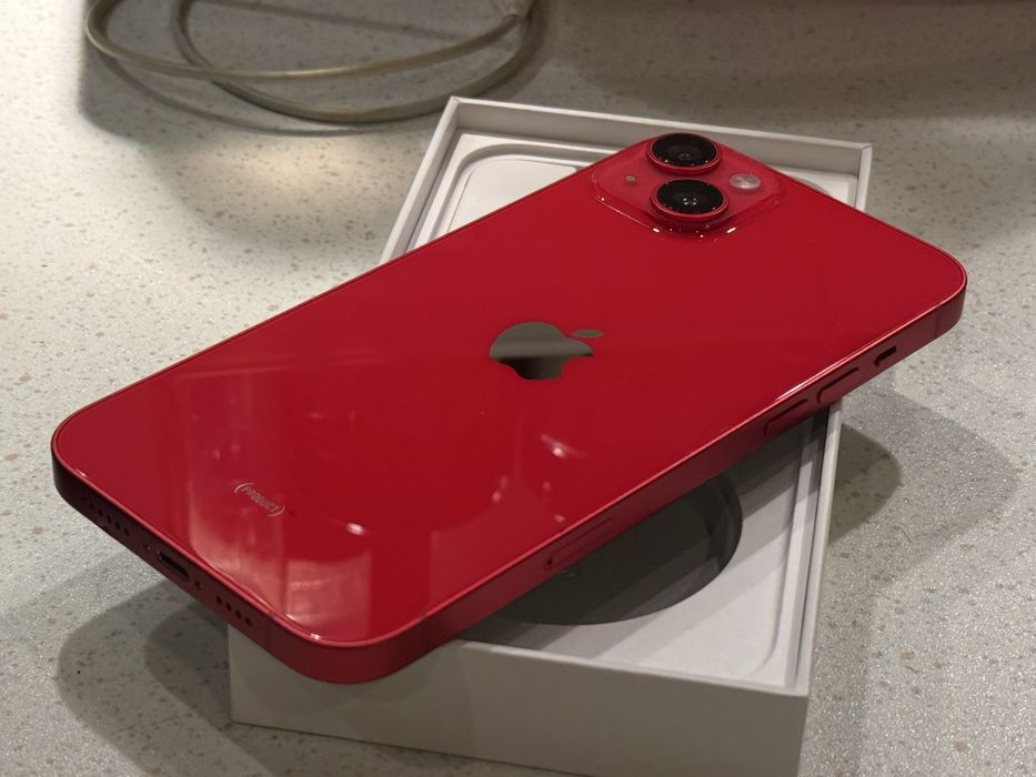 iPhone 14 Plus 128GB Red – Като НОВ, 100% Батерия.