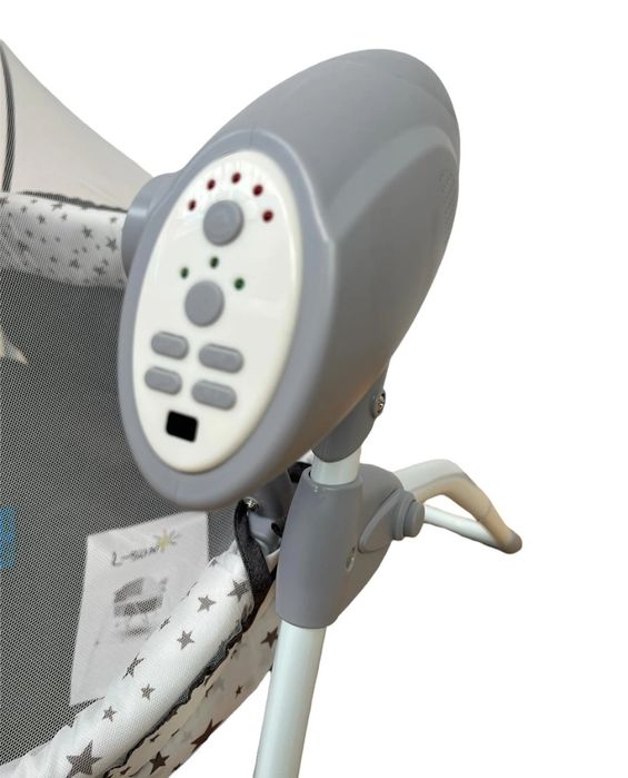 Patut electric cu functie de leagan balansare si muzica GRI 115x92x10