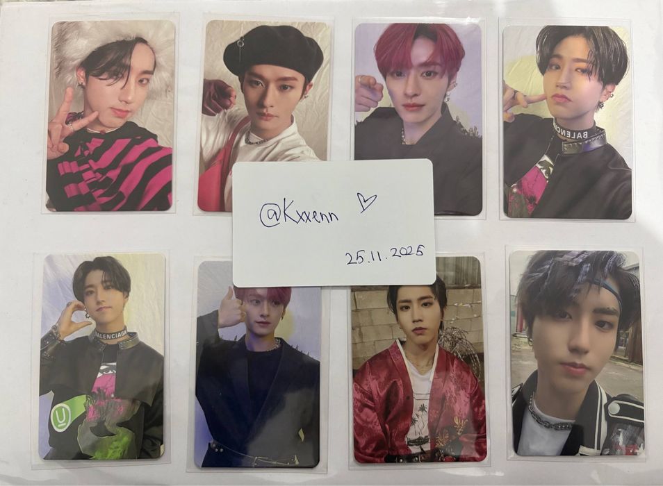 официальные карты stray kids kpop