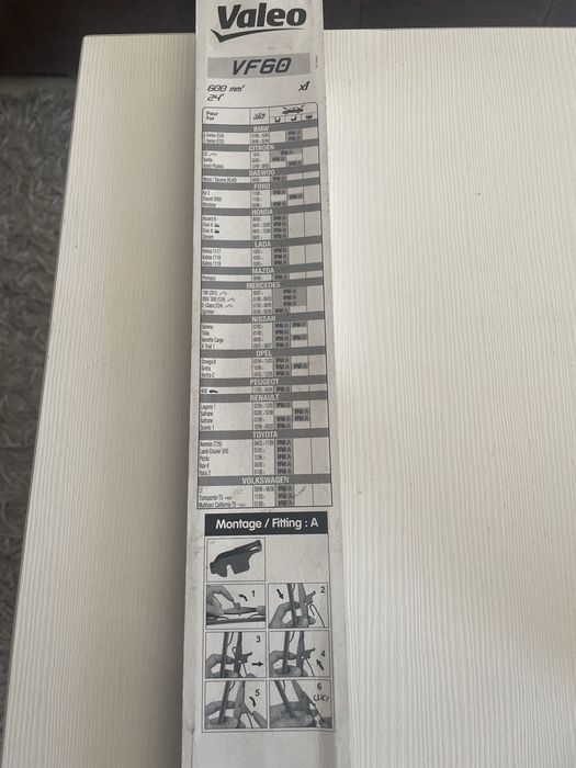 Универсална чистачка Valeo first VF60 600mm