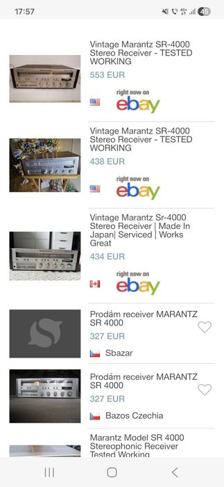 Marantz SR 4000 Amplificator Vintage Top