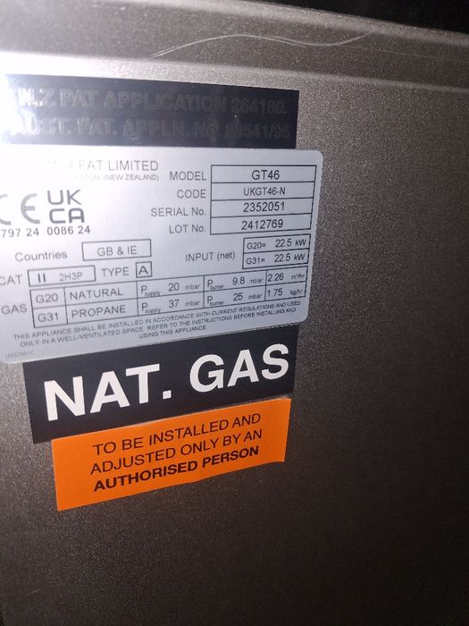 Фритюрник НОВ професионален на газ BLUESEAL