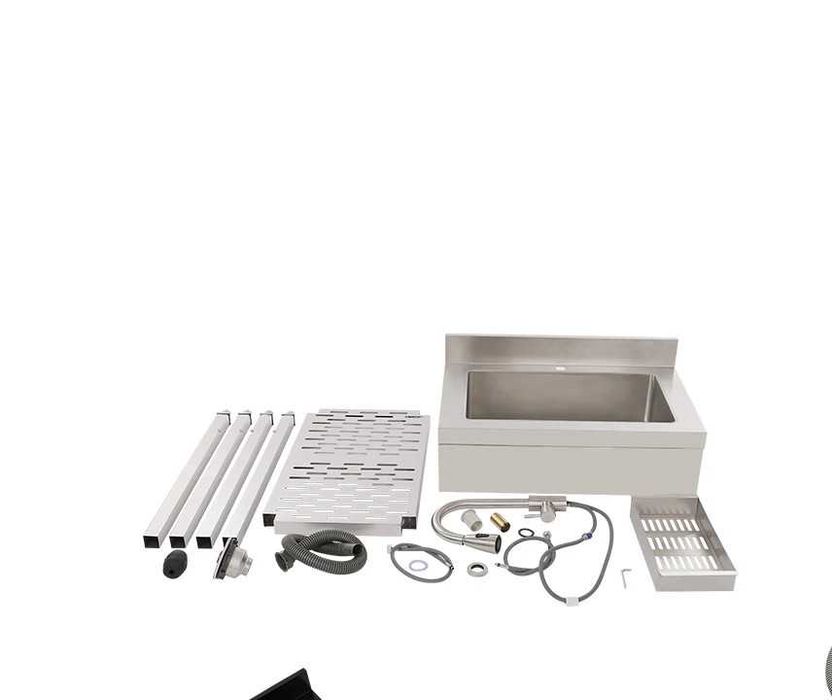 chiuveta inox o cuva mare 90x60x80 cm completa baterie