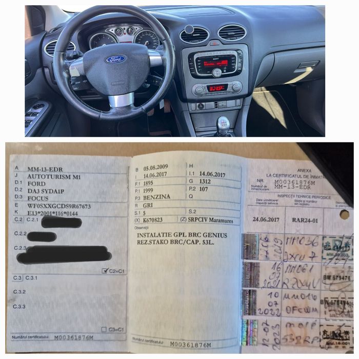 Ford Focus 2.0 benzina+gpl an 2009
