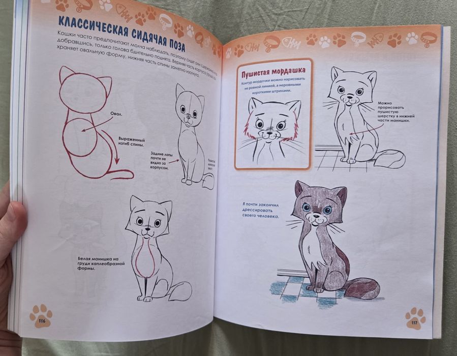 Книга Учимся рисовать кошек и собак