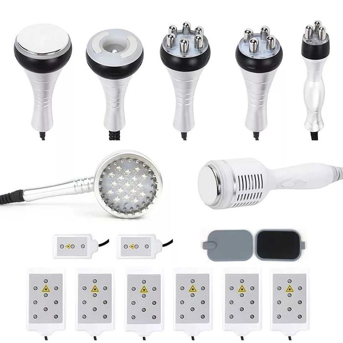 Уред 9 в 1 кавитация 40К радиочестотен лифтинг вакуум липолазер EMS