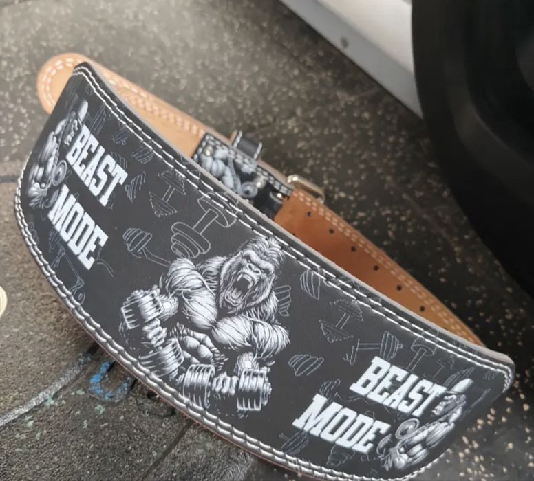 Фитнес колани за съпорт на кръста - кожа НОВИ