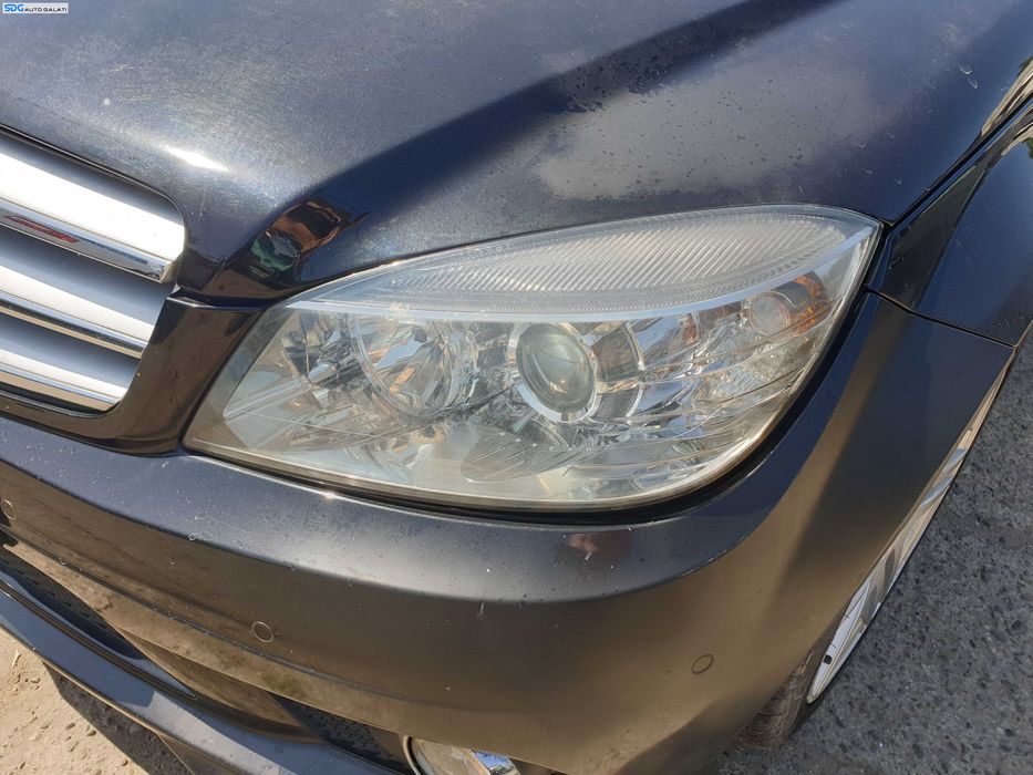 Far Stanga Halogen cu Lupa FARA Xenon Mercedes Clasa C Class W204 NFL Non Facelift 2007 - 2011 [K6218]