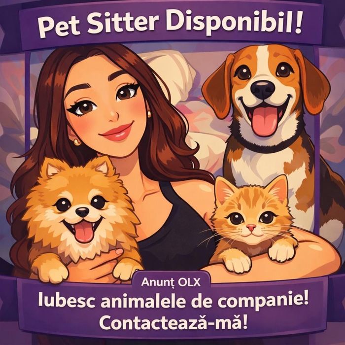 Anunț servicii pet sitting