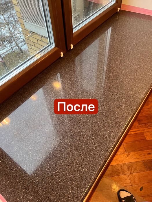 Полировка и шлифовка столешниц из искуственного камня ( акрил)
