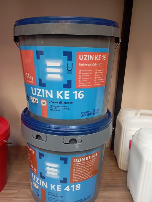 Клей  UZIN-KE 418 – экономичный, широкого пр
именения