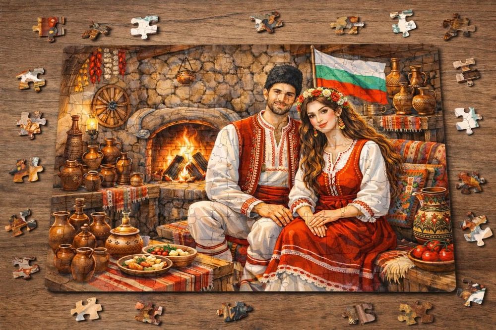 Пъзел персонализиран с име, снимки