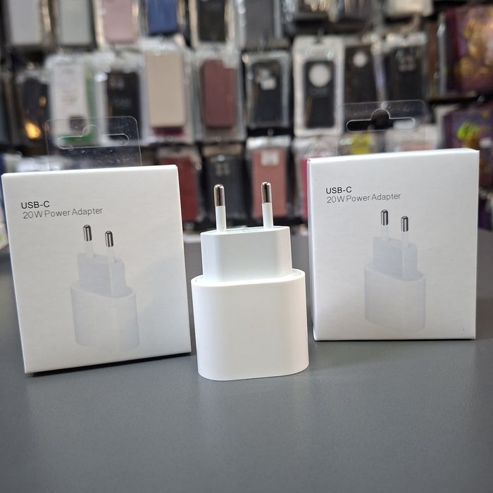 Адаптер Apple 20W  USB-C изход за iPhone 11 Бързо зарядно за айфон
