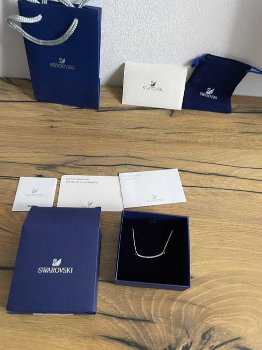 Lant Swarovski Alb Femei