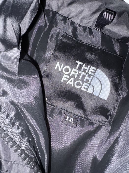 Geacă XXL The North Face negru neagră gri alb zebra noua nepurtata