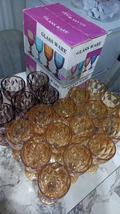 Фужеры бокалы стаканы