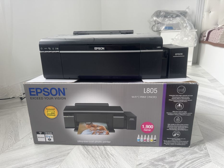 Продаётся фотопринтер Epson L805 (Шымкент)