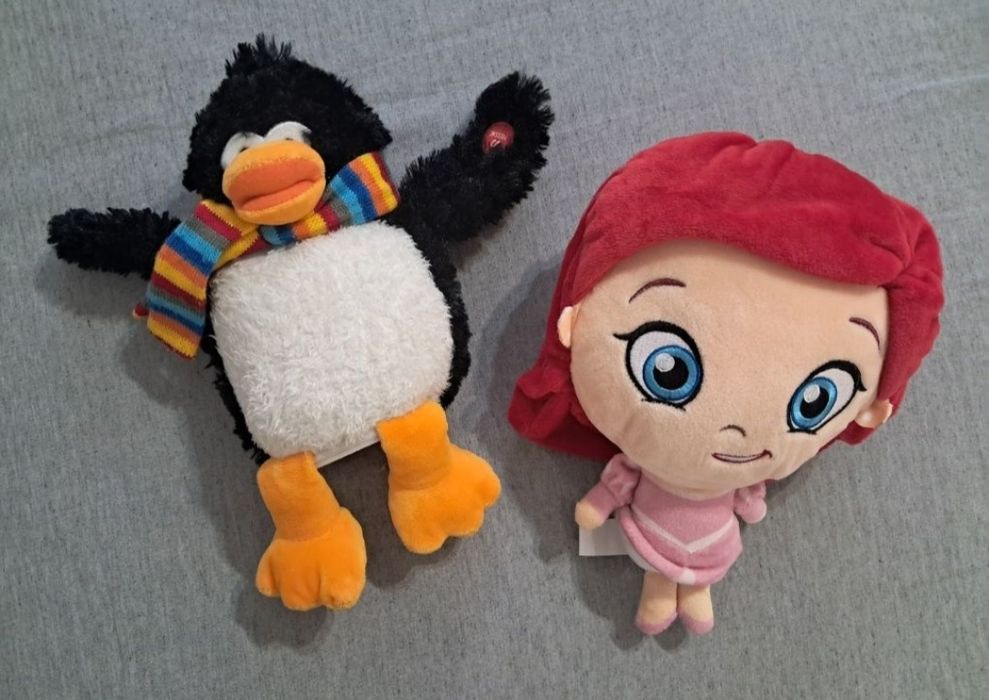 Lot mare plușuri sunete, imitatoare, plușuri Disney, mișcare + sac depozitare Cadou