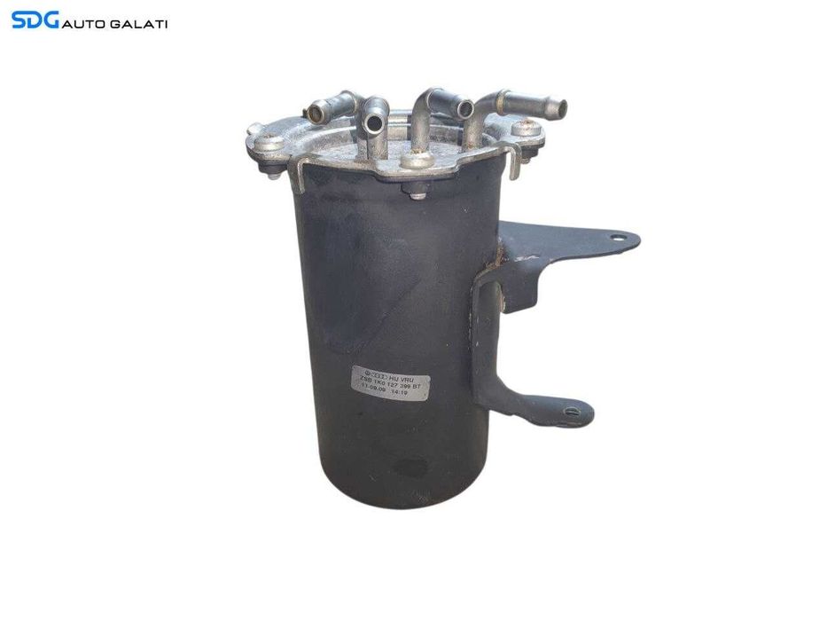 Carcasa Filtru Combustibil Motorina cu Flansa Etansare Volkswagen Jetta 1.6 TDI CAYB CAYC 2005 - 2018 Cod 1K0127400L 1K0127399BT [N2404]