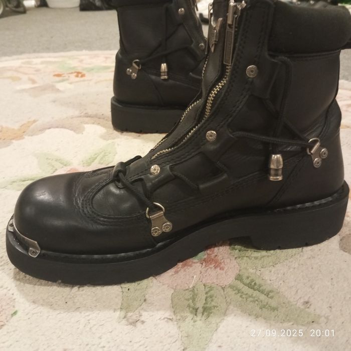 Харли девидсон ботинки и ремень натуральная кожа