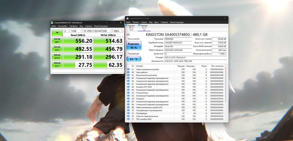 SSD Kingston SA400S37/480G