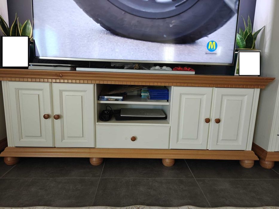 Set mobila living Bucovina (Romantica), lemn masiv 6 piese