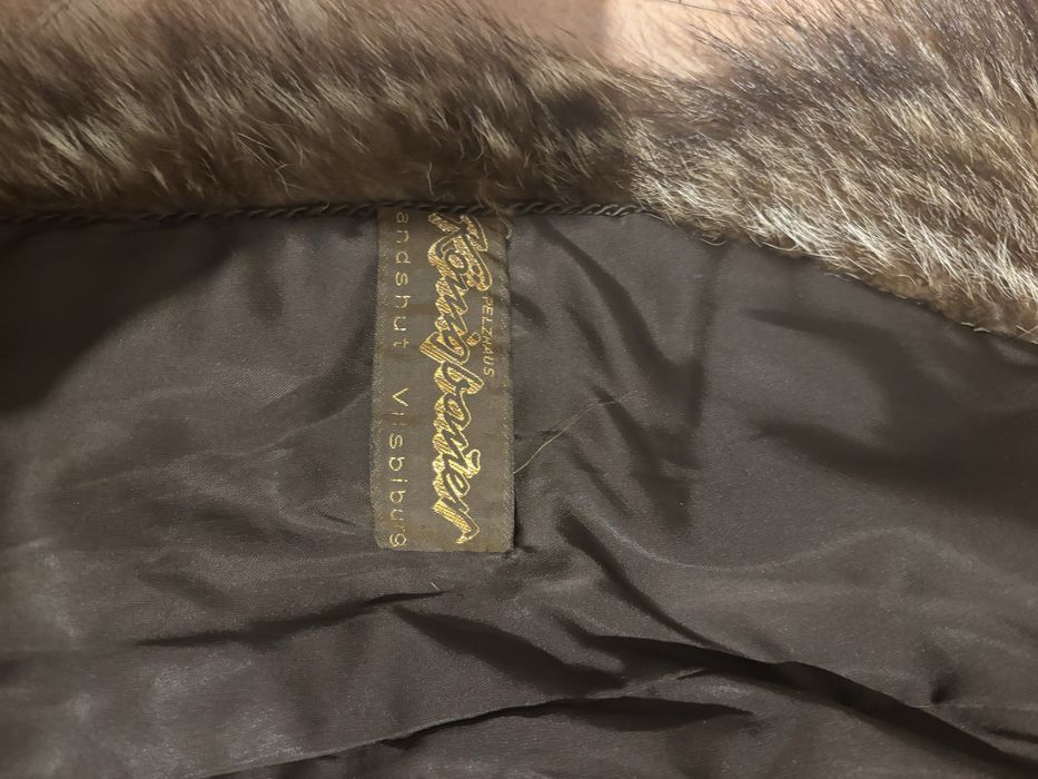 Палто  лисица ботат косъм