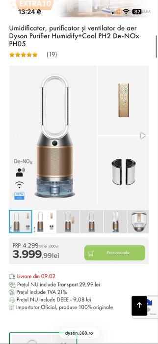 Purificator Umidificator Dyson ph05