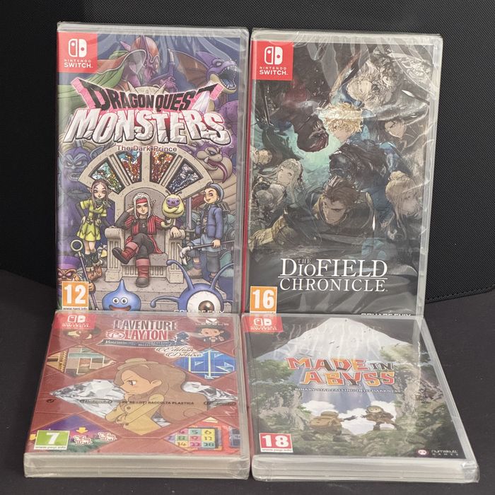 Lot 4 Jocuri Nintendo Switch - Noi - Sigilate