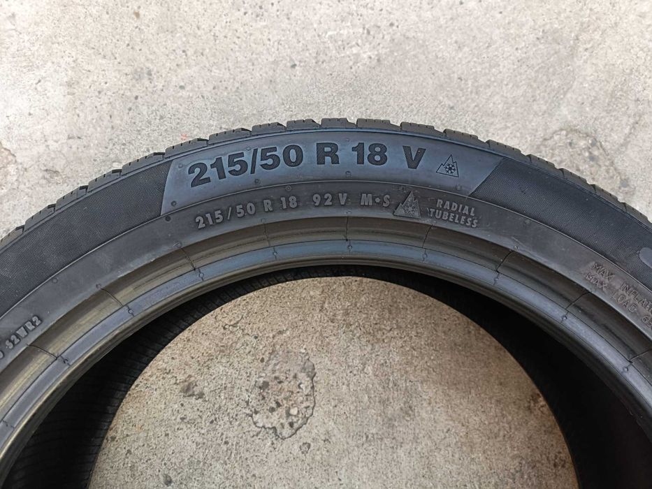 Set 4 anvelope iarna 215 50 18 Continental WinterContact TS850P 7,8 mm