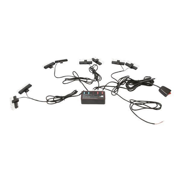 Комплект 8 стробоскопа с 3 led, жълта светлина 12v breckner germany