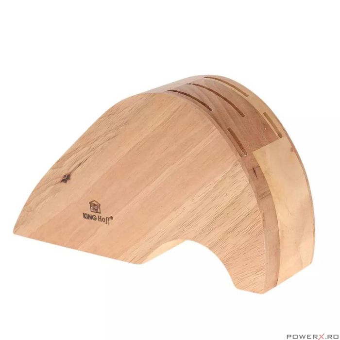 Set cutite din inox, suport lemn, 6 piese, Kinghoff